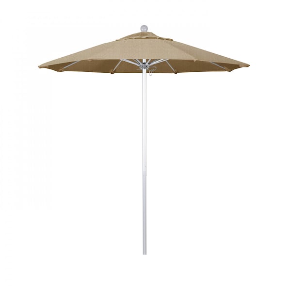 California Umbrella Patio Umbrella, Octagon, 96" H, Sunbrella Fabric, Linen Sesame 194061003183 - main