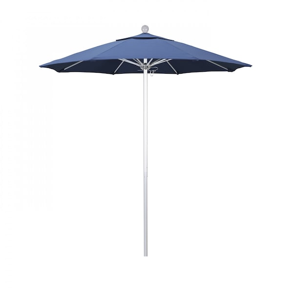March Patio Umbrella, Octagon, 96" H, Olefin Fabric, Frost Blue ALTO758002-F26
