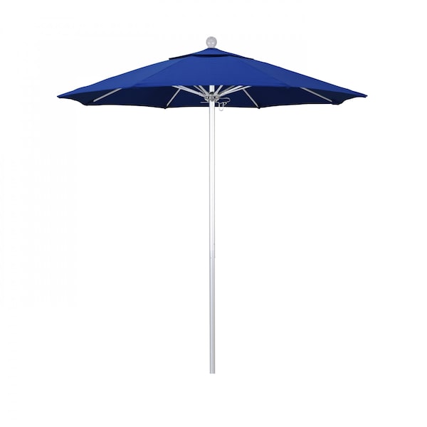 March Patio Umbrella, Octagon, 96" H, Pacifica Fabric, Pacific Blue ALTO758002-SA01