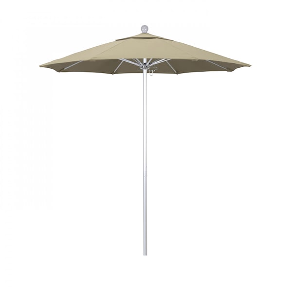 March Patio Umbrella, Octagon, 96" H, Pacifica Fabric, Beige ALTO758002-SA22