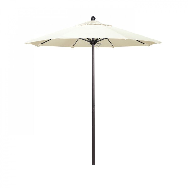 California Umbrella Patio Umbrella, Octagon, 96" H, Sunbrella Fabric, Canvas 194061003879 - main
