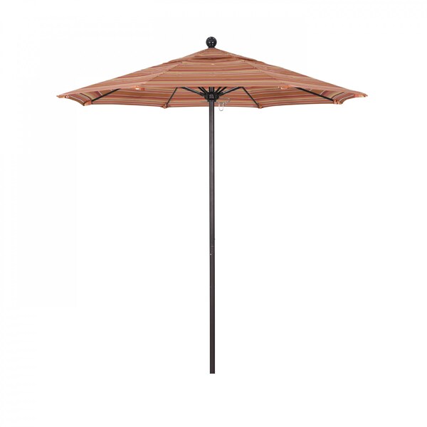 March Patio Umbrella, Octagon, 96" H, Sunbrella Fabric, Dolce Mango ALTO758117-56000