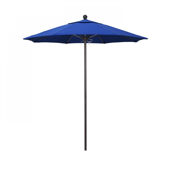 California Umbrella Patio Umbrella, Octagon, 96" H, Olefin Fabric, Royal Blue 194061004050 - main