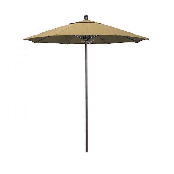 California Umbrella Patio Umbrella, Octagon, 96" H, Olefin Fabric, Champagne 194061004166 - main
