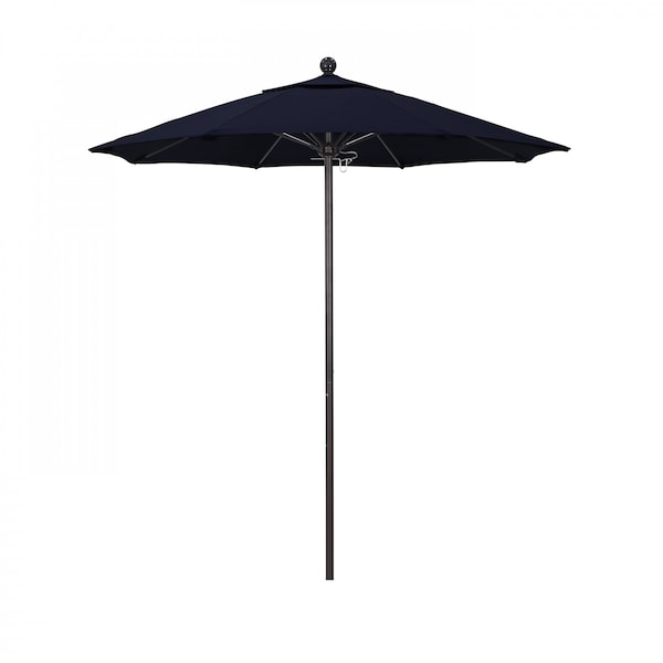 March Patio Umbrella, Octagon, 96" H, Pacifica Fabric, Navy ALTO758117-SA39