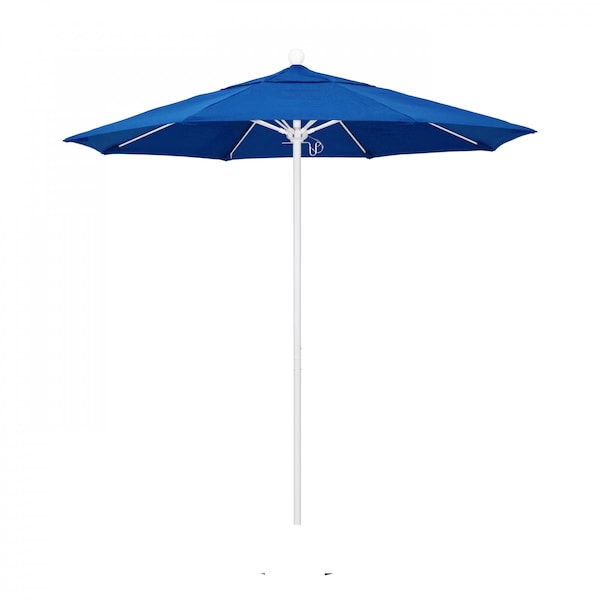 California Umbrella Patio Umbrella, Octagon, 96" H, Sunbrella Fabric, Pacific Blue 194061004517 - main