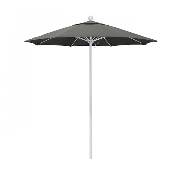 California Umbrella Patio Umbrella, Octagon, 96" H, Sunbrella Fabric, Charcoal 194061004555 - main