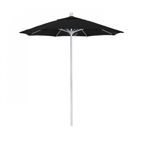 California Umbrella Patio Umbrella, Octagon, 96" H, Sunbrella Fabric, Black 194061004593 - main