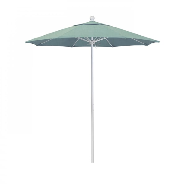 March Patio Umbrella, Octagon, 96" H, Sunbrella Fabric, Spa ALTO758170-5413