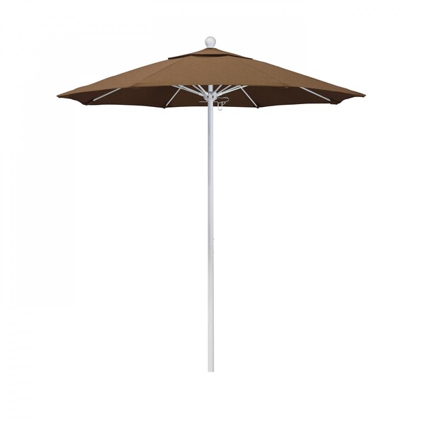 California Umbrella Patio Umbrella, Octagon, 96" H, Sunbrella Fabric, Teak 194061004784 - main