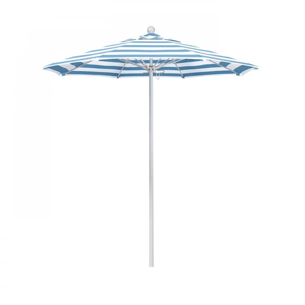 California Umbrella Patio Umbrella, Octagon, 96" H, Sunbrella Fabric, Cabana Regatta 194061004883 - main