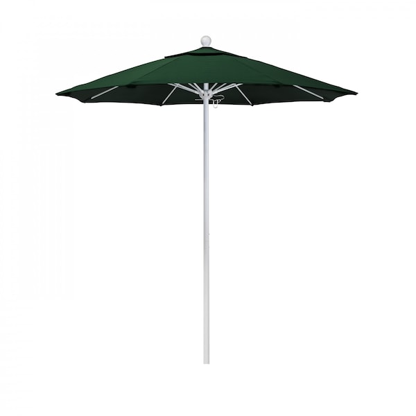 March Patio Umbrella, Octagon, 96" H, Olefin Fabric, Hunter Green ALTO758170-F08