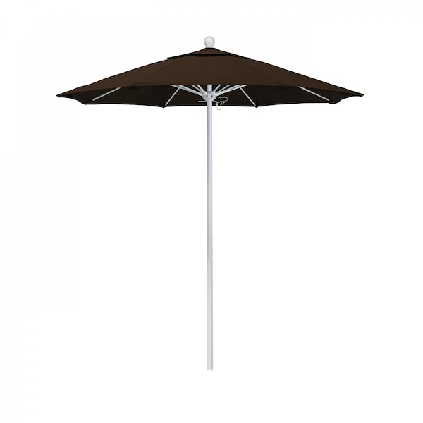 March Patio Umbrella, Octagon, 96" H, Pacifica Fabric, Mocha ALTO758170-SA32