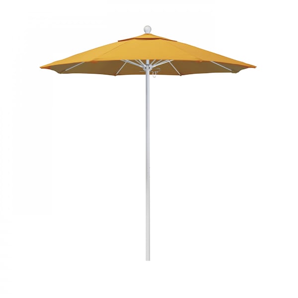 California Umbrella Patio Umbrella, Octagon, 96" H, Pacifica Fabric, Yellow 194061005286
