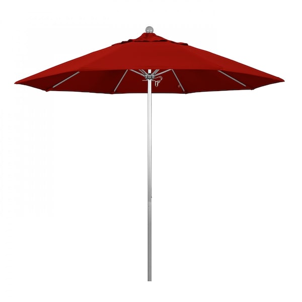 California Umbrella Patio Umbrella, Octagon, 103" H, Sunbrella Fabric, Jockey Red 194061005392 - main