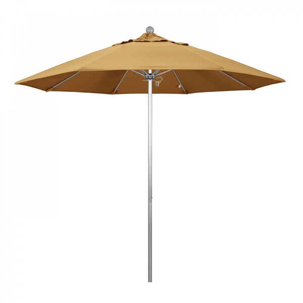 March Patio Umbrella, Octagon, 103" H, Sunbrella Fabric, Wheat ALTO908002-5414