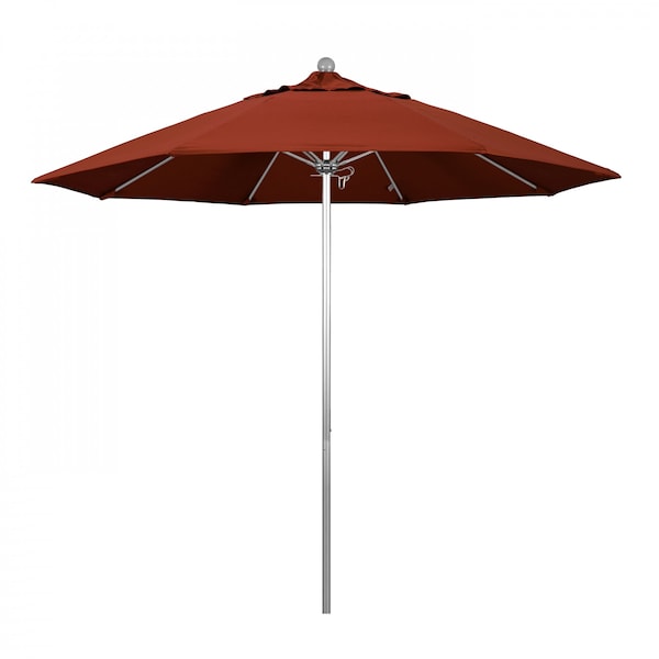 California Umbrella Patio Umbrella, Octagon, 103" H, Sunbrella Fabric, Terracotta 194061005576 - main