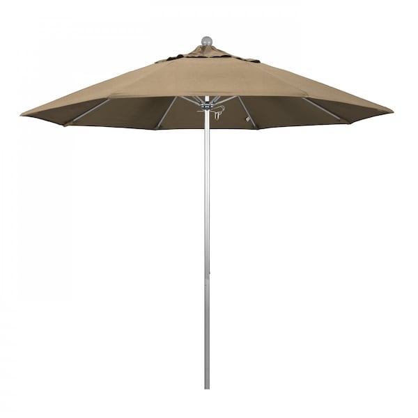 March Patio Umbrella, Octagon, 103" H, Sunbrella Fabric, Heather Beige ALTO908002-5476