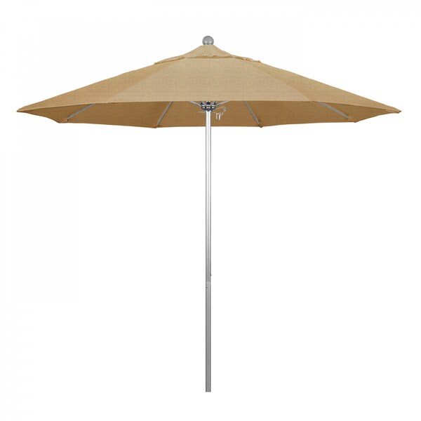 March Patio Umbrella, Octagon, 103" H, Sunbrella Fabric, Linen Sesame ALTO908002-8318