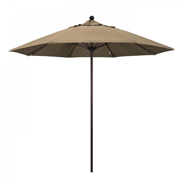 California Umbrella Patio Umbrella, Octagon, 103" H, Sunbrella Fabric, Heather Beige 194061006535 - main