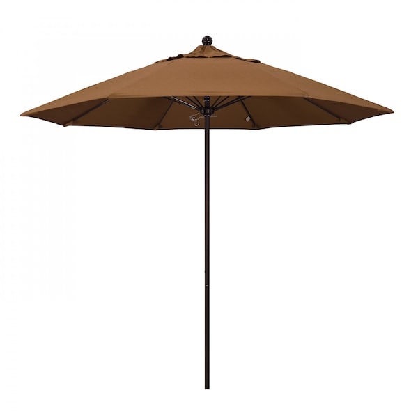 California Umbrella Patio Umbrella, Octagon, 103" H, Sunbrella Fabric, Teak 194061006542 - main