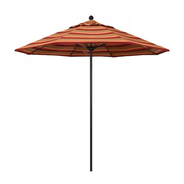 California Umbrella Patio Umbrella, Octagon, 103" H, Sunbrella Fabric, Astoria Sunset 194061006603 - main