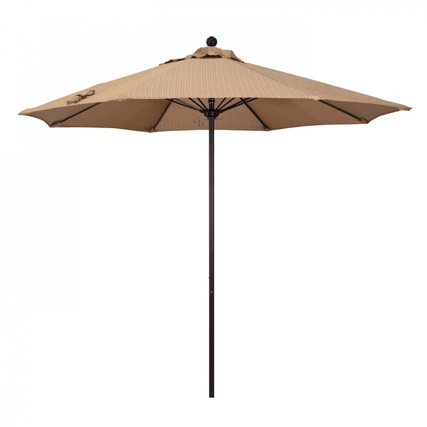 California Umbrella Patio Umbrella, Octagon, 103" H, Olefin Fabric, Terrace Sequoia 194061006887 - main