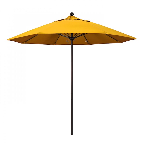 March Patio Umbrella, Octagon, 103" H, Pacifica Fabric, Yellow ALTO908117-SA57