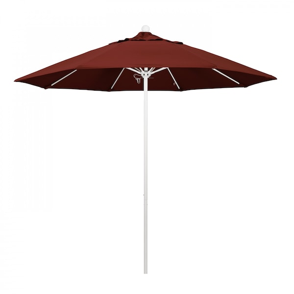 California Umbrella Patio Umbrella, Octagon, 103" H, Sunbrella Fabric, Henna 194061007242 - main
