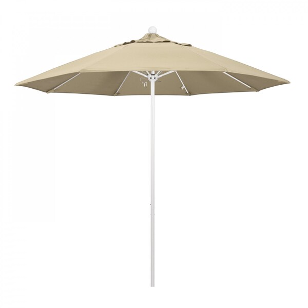 March Patio Umbrella, Octagon, 103" H, Sunbrella Fabric, Antique Beige ALTO908170-5422