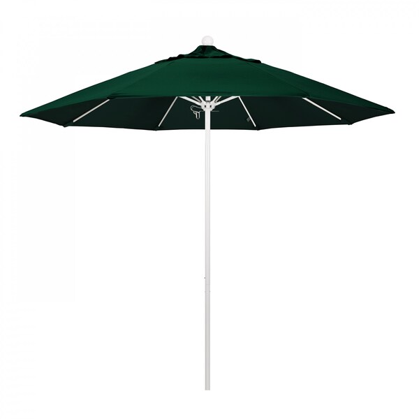 California Umbrella Patio Umbrella, Octagon, 103" H, Sunbrella Fabric, Forest Green 194061007389 - main