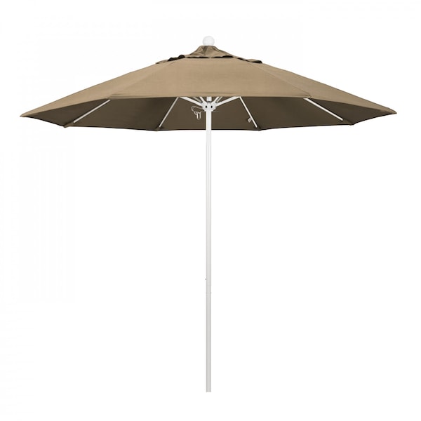 California Umbrella Patio Umbrella, Octagon, 103" H, Sunbrella Fabric, Heather Beige 194061007433 - main
