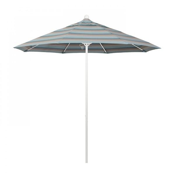 California Umbrella Patio Umbrella, Octagon, 103" H, Sunbrella Fabric, Gateway Mist 194061007570 - main