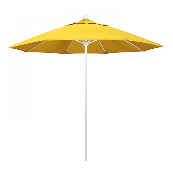 California Umbrella Patio Umbrella, Octagon, 103" H, Olefin Fabric, Lemon 194061007655 - main