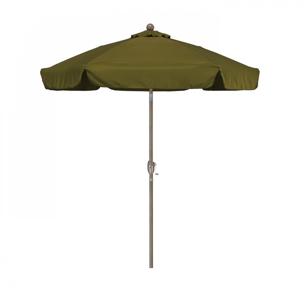 March Patio Umbrella, Octagon, 92" H, Polyester Fabric, Palm ALUS756T-SP21