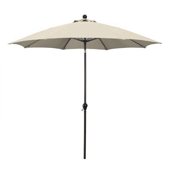 March Patio Umbrella, Octagon, 102" H, Polyester Fabric, Antique Beige ALUS908117-P22