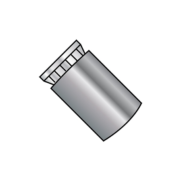 Zoro Select Short Lag Shield, Alloy Steel Zinc Plated, 100 PK 10AMS - main