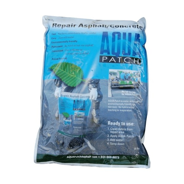 Aqua Patch Patching Asphalt, Water Activated Cold Mix, 50lb. Bag