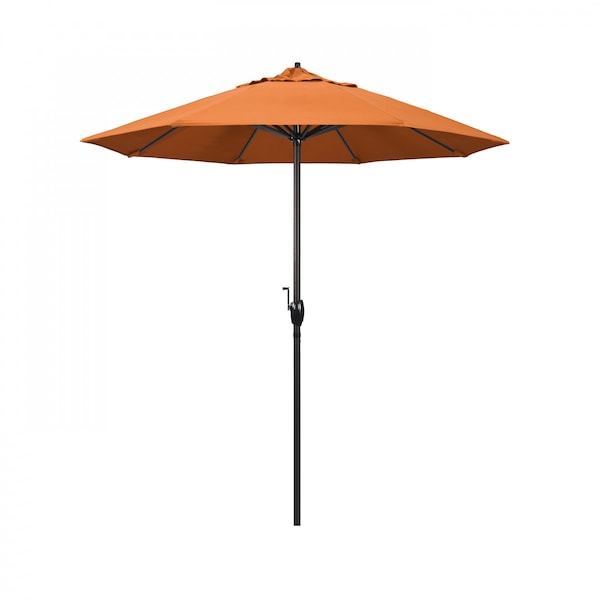 March Patio Umbrella, Octagon, 97.88" H, Sunbrella Fabric, Tangerine ATA758117-5406