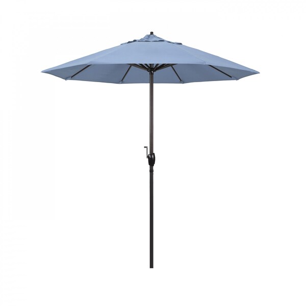 California Umbrella Patio Umbrella, Octagon, 97.88" H, Sunbrella Fabric, Air Blue 194061008164 - main