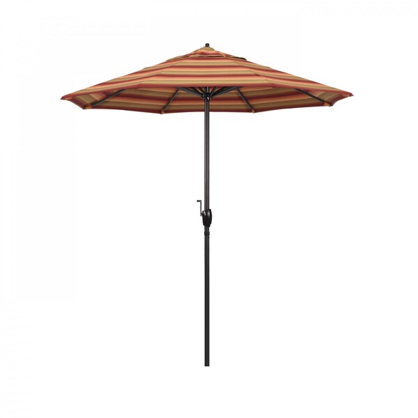 California Umbrella Patio Umbrella, Octagon, 97.88" H, Sunbrella Fabric, Astoria Sunset 194061008409 - main