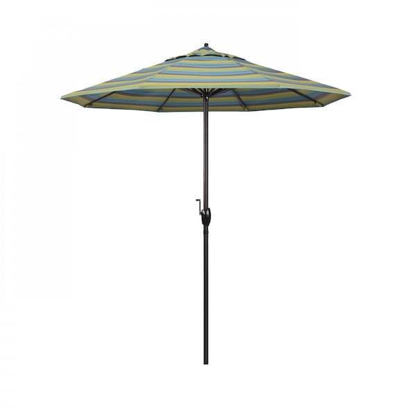 California Umbrella Patio Umbrella, Octagon, 97.88" H, Sunbrella Fabric, Astoria Lagoon 194061008416 - main