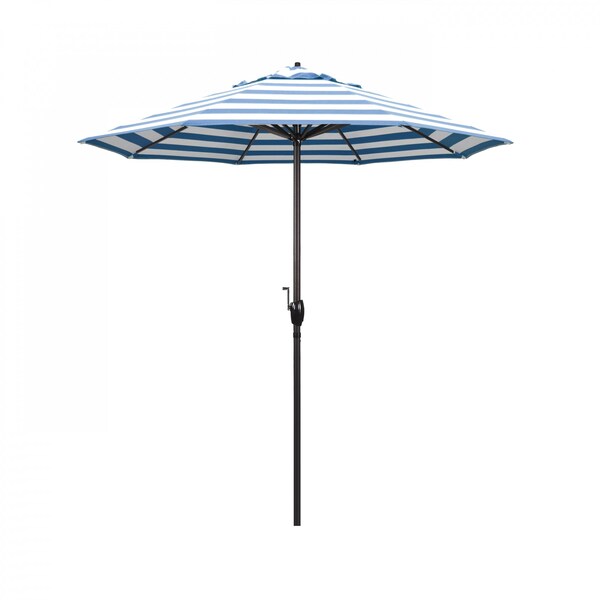 California Umbrella Patio Umbrella, Octagon, 97.88" H, Sunbrella Fabric, Cabana Regatta 194061008447 - main