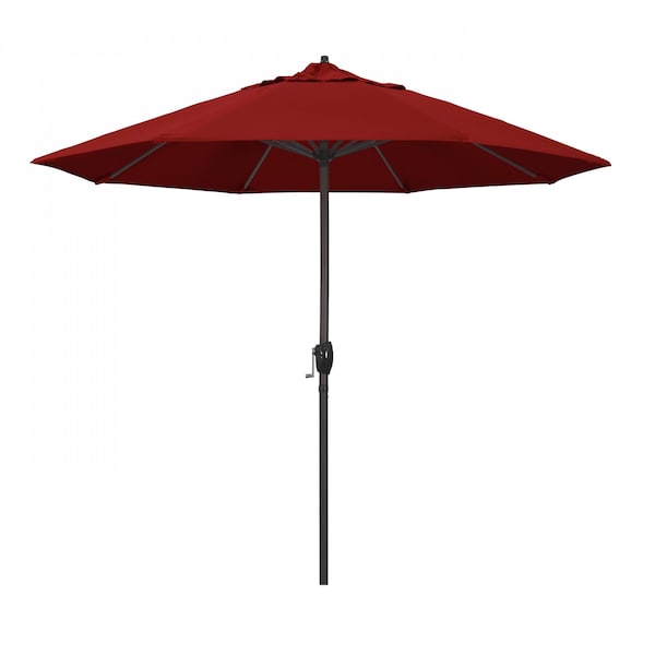 California Umbrella Patio Umbrella, Octagon, 102" H, Sunbrella Fabric, Jockey Red 194061008959 - main