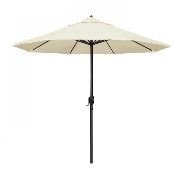 California Umbrella Patio Umbrella, Octagon, 102" H, Sunbrella Fabric, Canvas 194061009154 - main