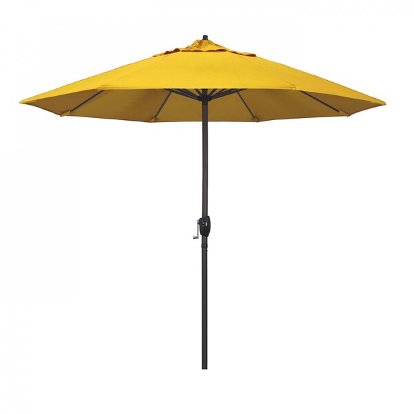 California Umbrella Patio Umbrella, Octagon, 102" H, Sunbrella Fabric, Sunflower Yellow 194061009161 - main