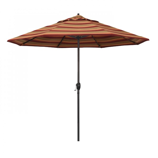 March Patio Umbrella, Octagon, 102" H, Sunbrella Fabric, Astoria Sunset ATA908117-56095