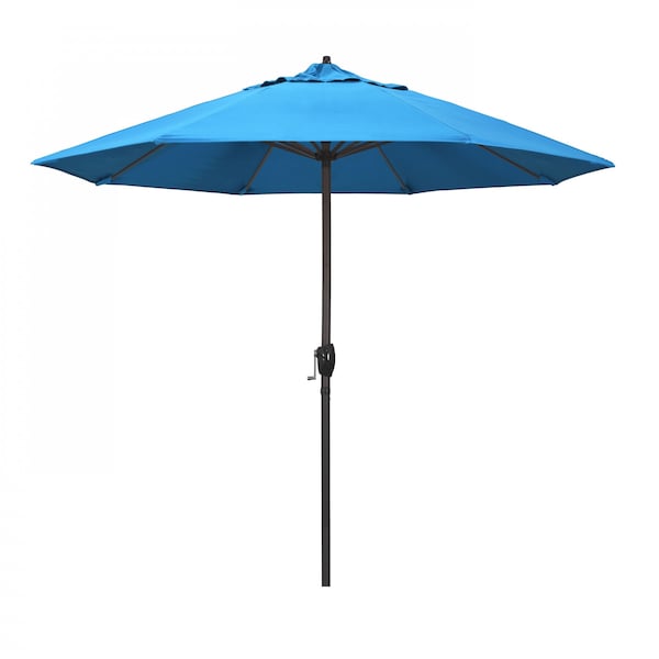 California Umbrella Patio Umbrella, Octagon, 102" H, Sunbrella Fabric, Canvas Cyan 194061009284 - main