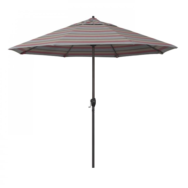 March Patio Umbrella, Octagon, 102" H, Sunbrella Fabric, Gateway Blush ATA908117-58038