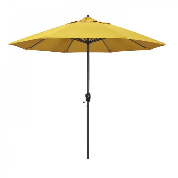 March Patio Umbrella, Octagon, 102" H, Olefin Fabric, Lemon ATA908117-F25